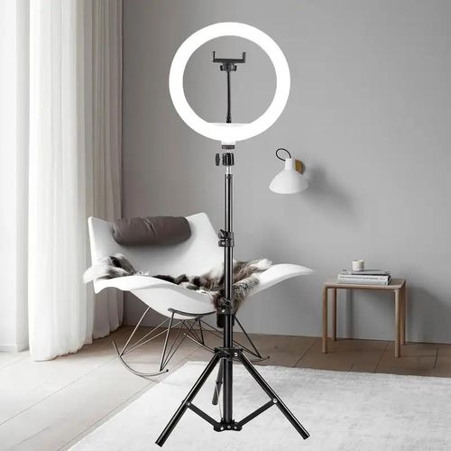 • Ring Light LED 12 Polegadas 30cm Profissional + Suporte Celular B-Max